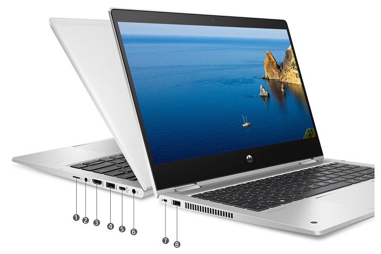 Laptop HP ProBook x360 435 G9: Ryzen 7-5825U RAM 16GB SSD 512GB 13.3-FHD touch,pen Win10 Bạc